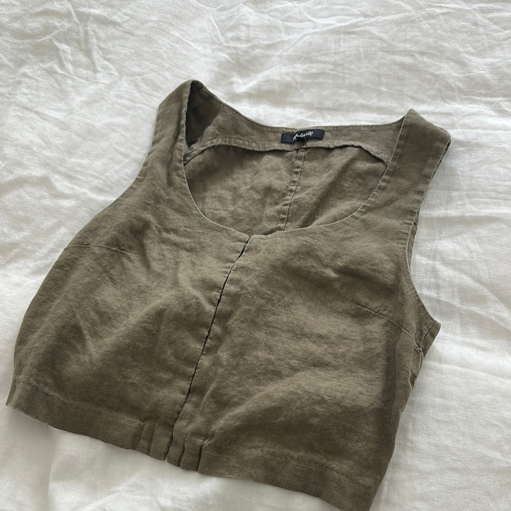 Madewell Linen Tank Top